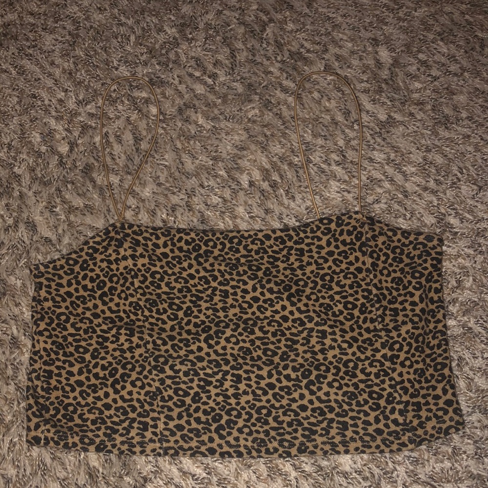 Cheetah Print Cami Tank Top